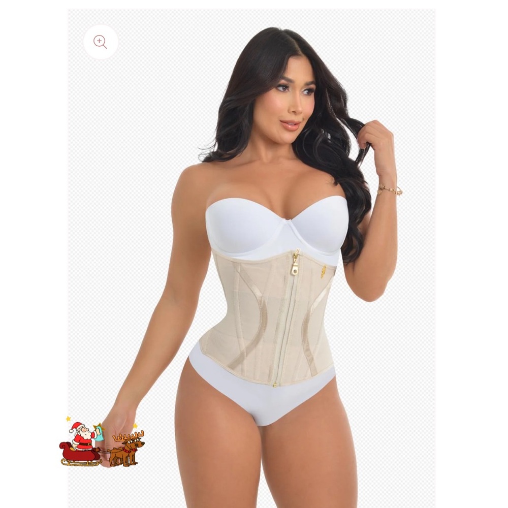 Beige Waist Cincher Corset